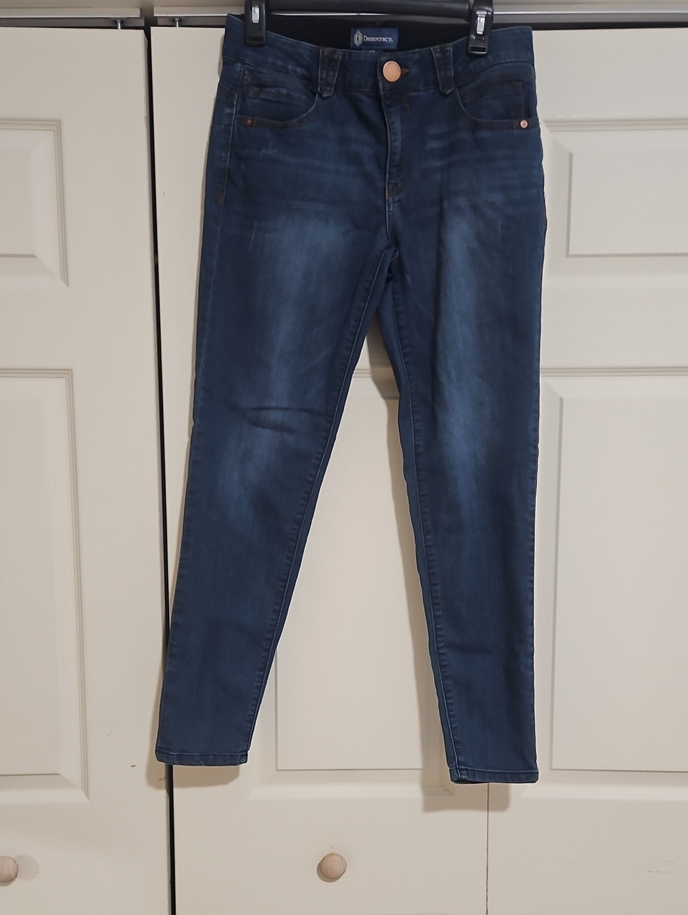 Democracy Dark Blue Skinny Jeans for Women